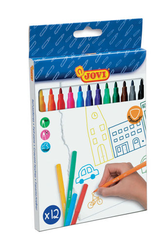 Picture of JOVI FELT TIP PENS X 12